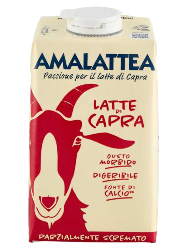 Amalattea lait de chèvre demi-écrémé UHT 500 ml · brique