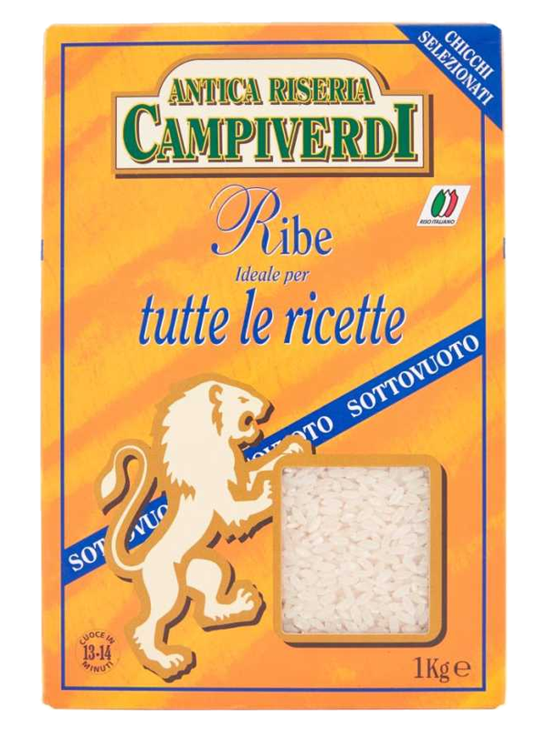 Antica Riseria Campiverdi riz Ribe 1 kg · boîte