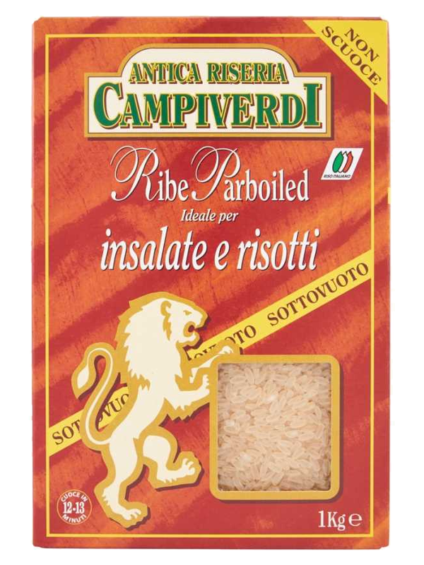 Antica Riseria Campiverdi riz Ribe étuvé 1 kg · boîte