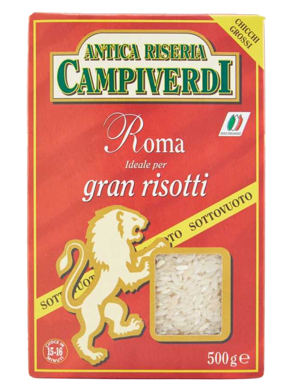 Antica Riseria Campiverdi riz Roma 500 g · boîte