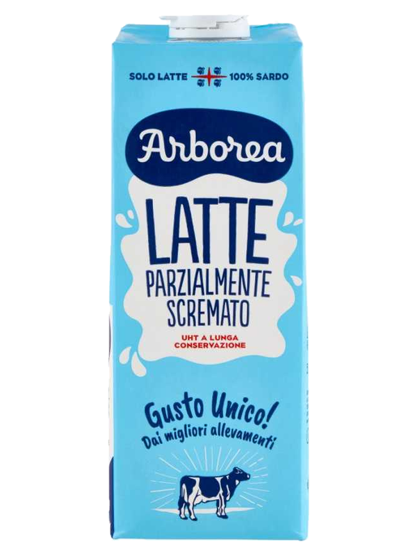 Arborea lait demi-écrémé UHT 1 L · brique