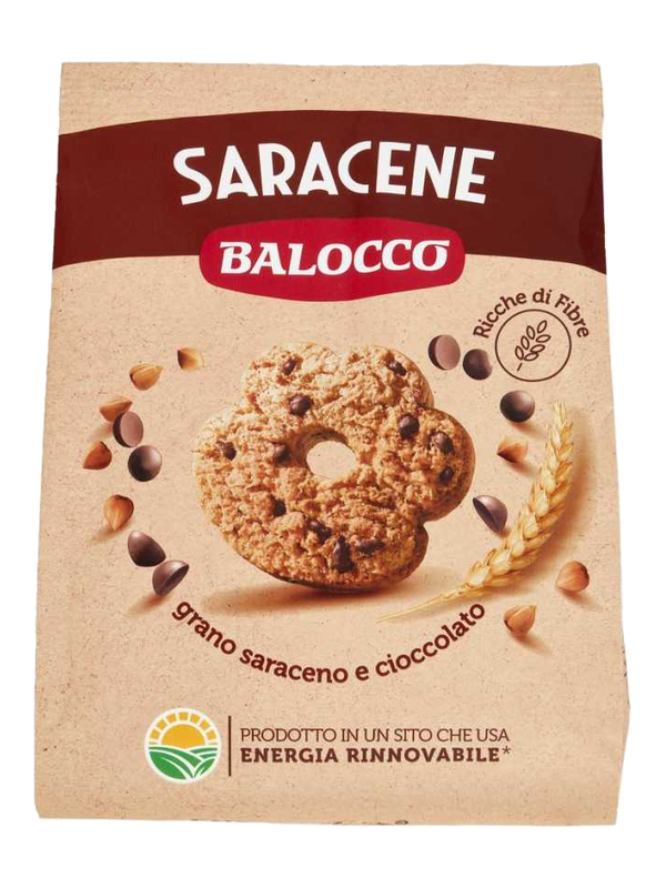 Balocco biscuits complets Saracene au sarrasin et pépites de chocolat 700 g · paquet