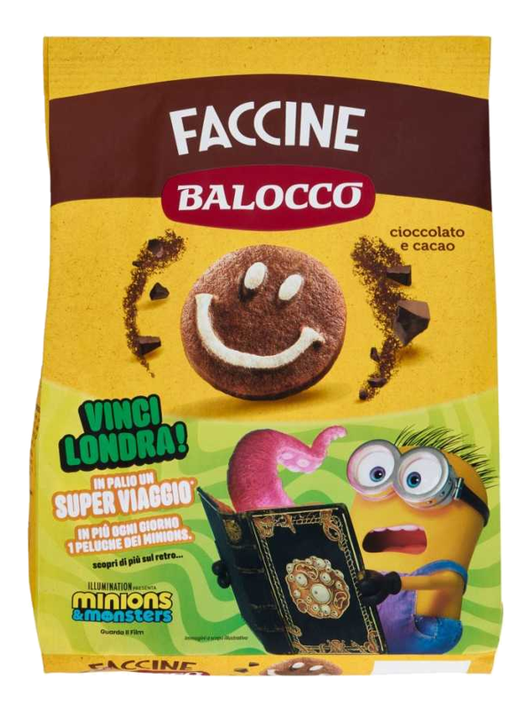 Balocco biscuits Faccine au chocolat et aux noisettes 700 g · paquet
