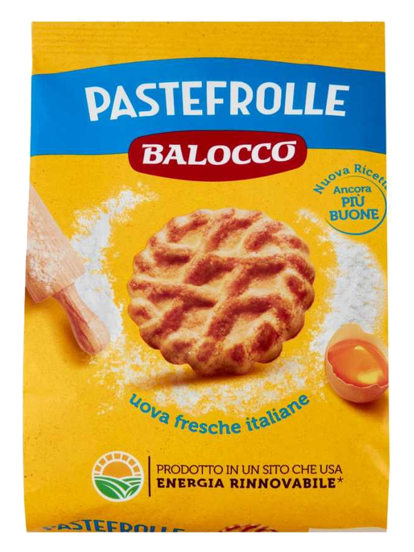 Balocco biscuits Pastefrolle aux œufs frais 700 g · paquet