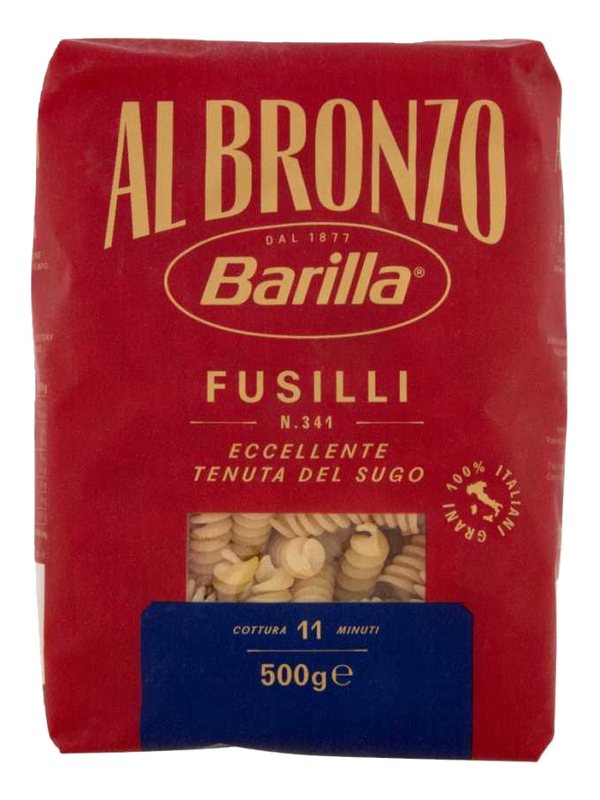 Barilla Al Bronzo Fusilli n°341 500 g · paquet