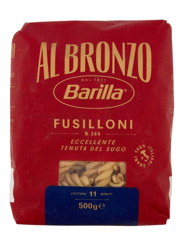 Barilla Al Bronzo Fusilloni n°380 500 g · paquet