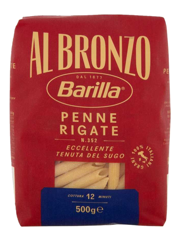 Barilla Al Bronzo Penne Rigate n°352 500 g · paquet
