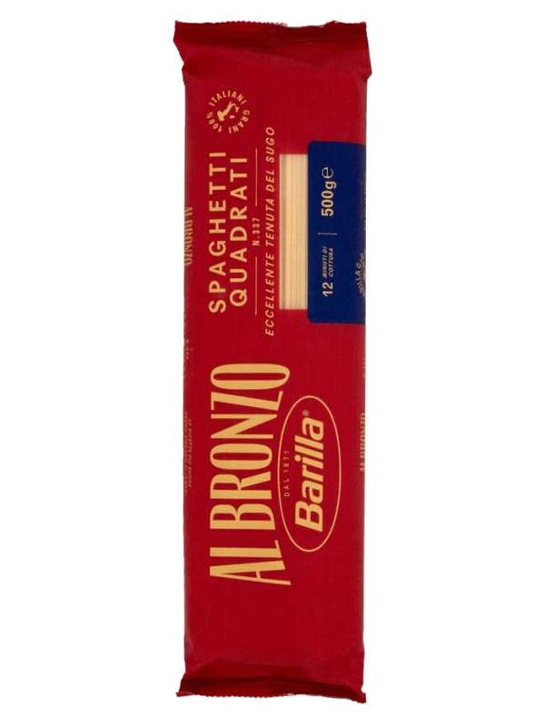 Barilla Al Bronzo Spaghetti Quadrati n°337 500 g · paquet