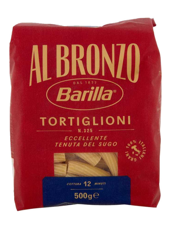 Barilla Al Bronzo Tortiglioni n°325 500 g · paquet
