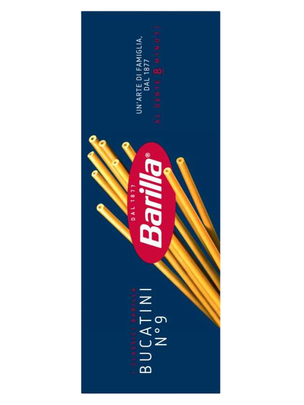 Barilla Bucatini n°9 500 g · boîte