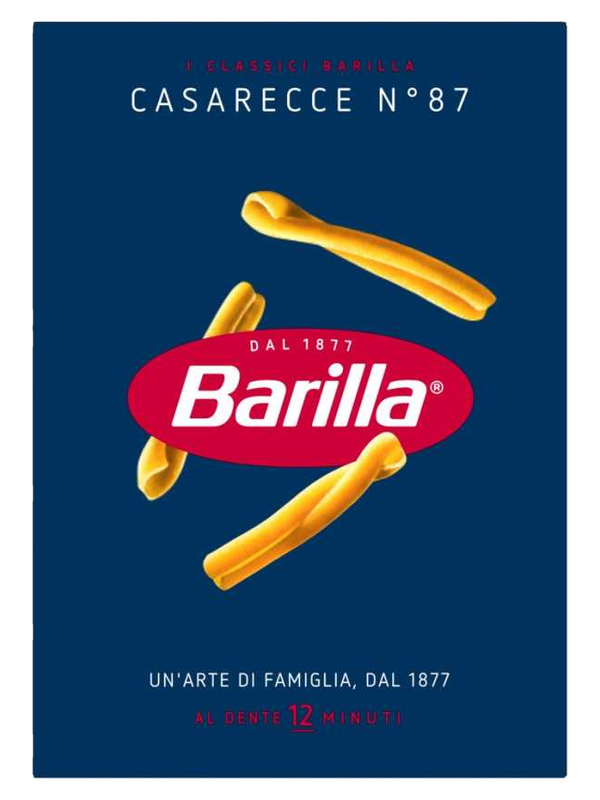 Barilla Casarecce n°87 500 g · boîte