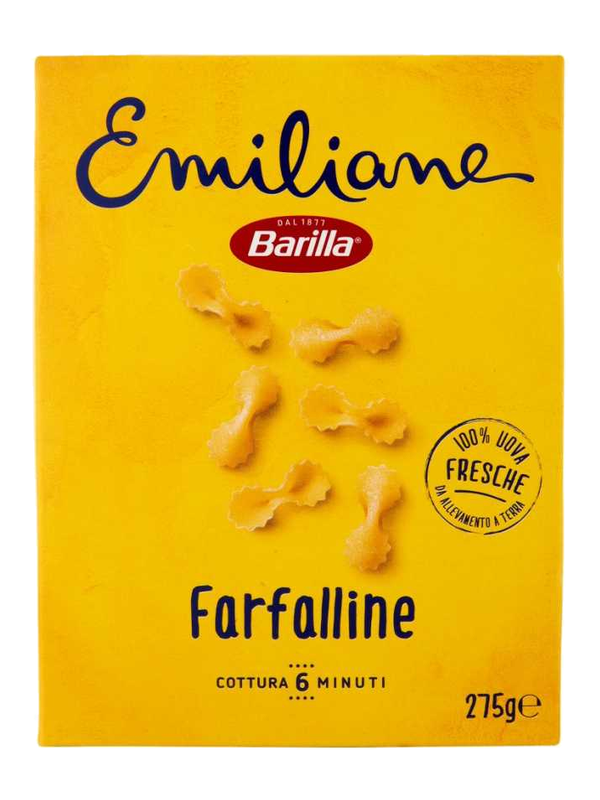 Barilla Emiliane Farfalline aux œufs n°114 275 g · boîte