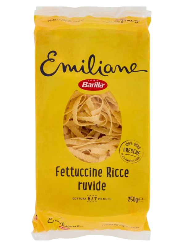 Barilla Emiliane Fettuccine Ricce aux œufs tréfilées au bronze n°275 250 g · paquet