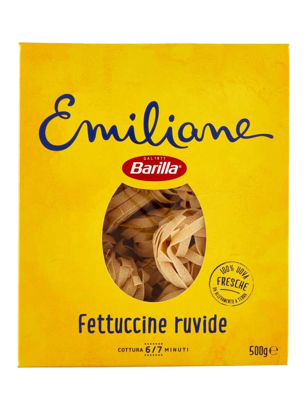 Barilla Emiliane Fettuccine Ruvide aux œufs n°430 500 g · boîte