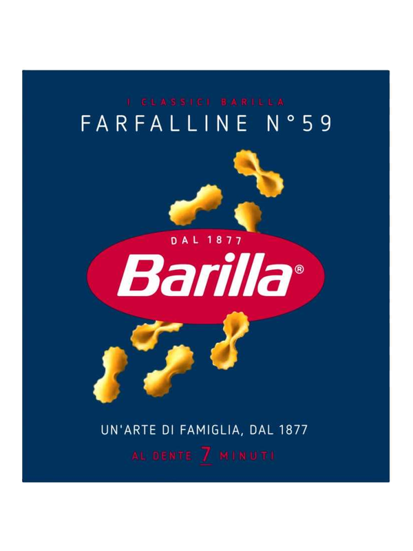 Barilla Farfalline n°59 500 g · boîte