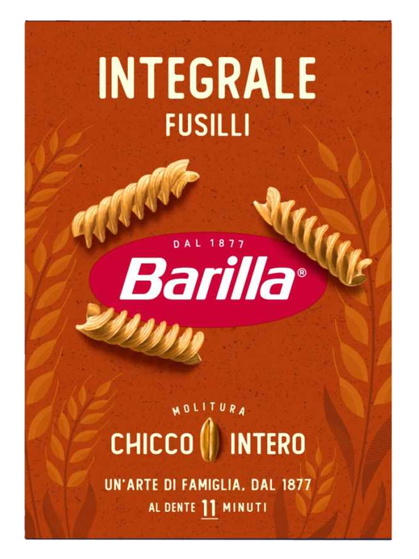 Barilla Fusilli complètes 500 g · boîte