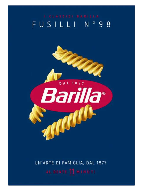 Barilla Fusilli n°98 500 g · boîte