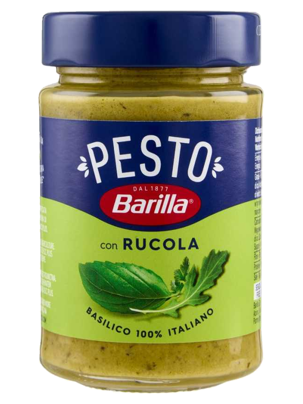 Barilla pesto basilic et roquette 190 g · bocal