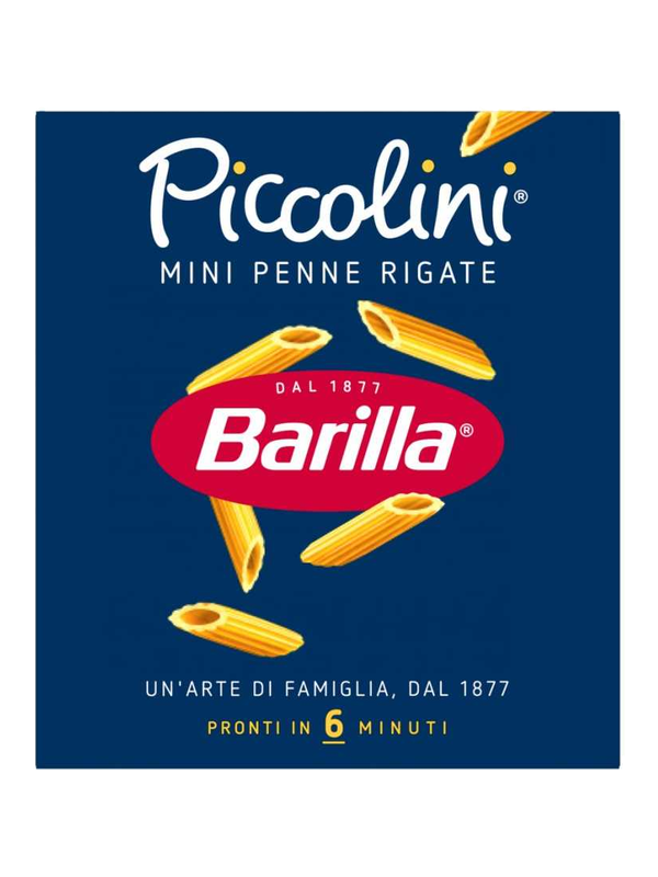 Barilla Piccolini Penne Rigate 500 g · boîte