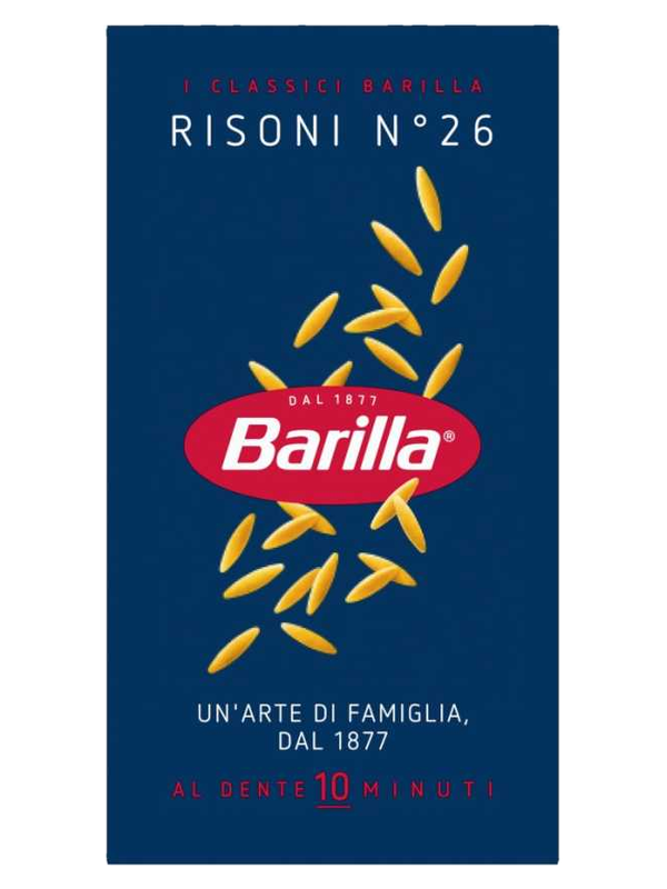 Barilla Risoni n°26 500 g · boîte