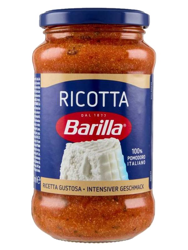Barilla sauce tomate et ricotta 400 g · bocal