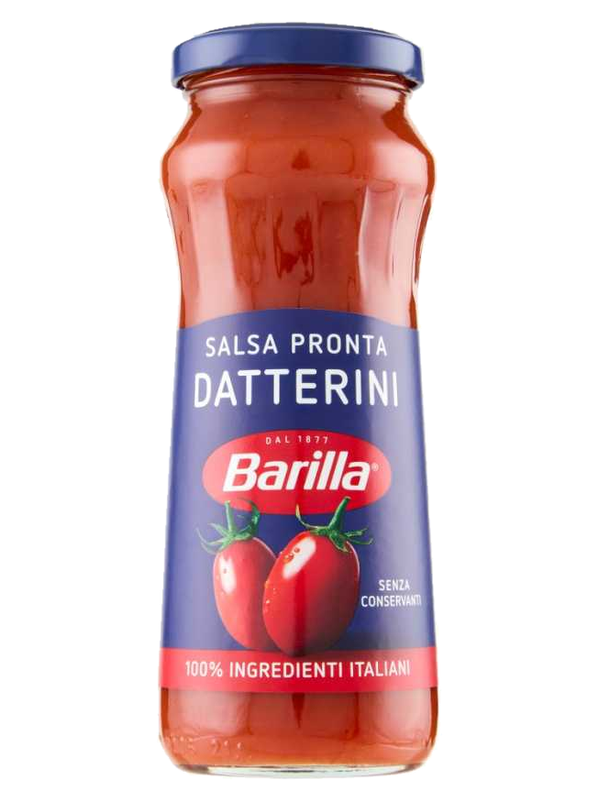 Barilla sauce tomate prête aux tomates datterini 300 g · bocal