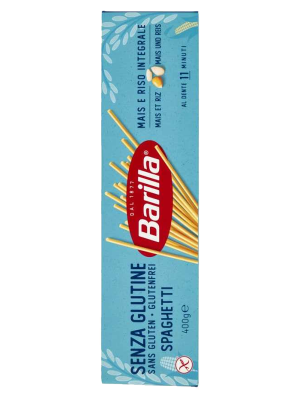 Barilla Spaghetti sans gluten 400 g · boîte