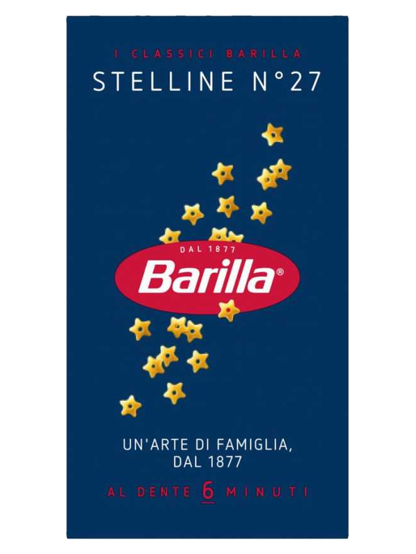 Barilla Stelline n°27 500 g · boîte