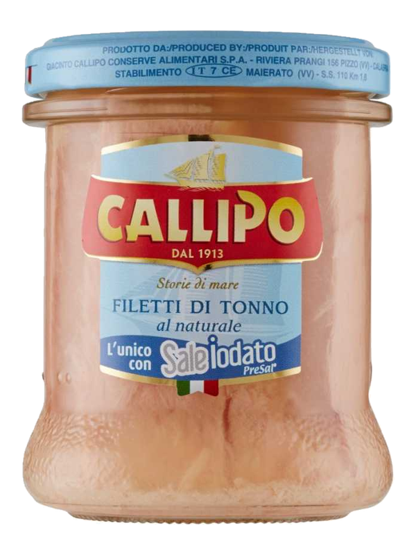 Callipo filets de thon au naturel 170 g · bocal