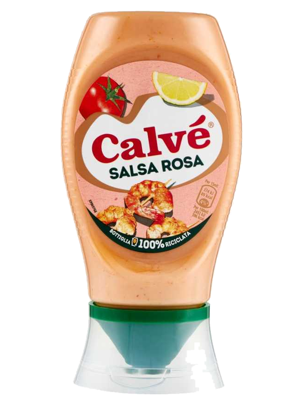 Calvé sauce rose Top Down 250 ml · flacon