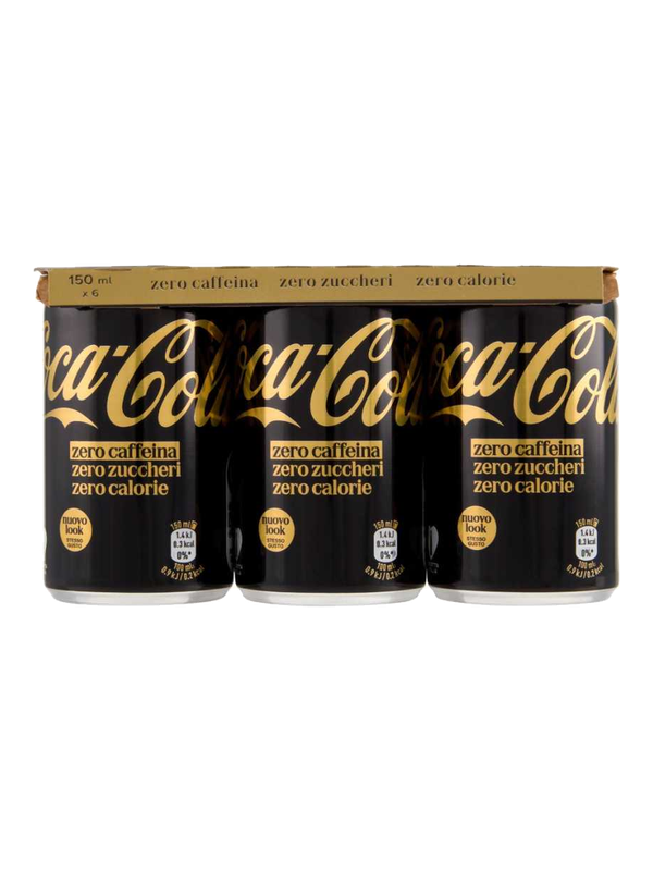 Coca-Cola sans caféine mini canettes 6 x 15 cl · lot