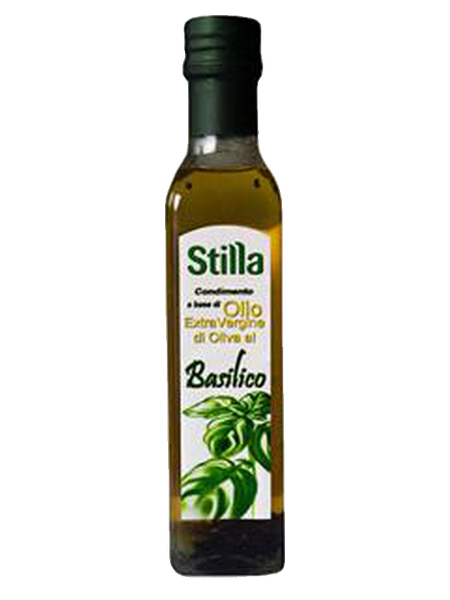 Condiment à l'huile d'olive vierge extra, arôme basilic 0,25 L · verre Marasca