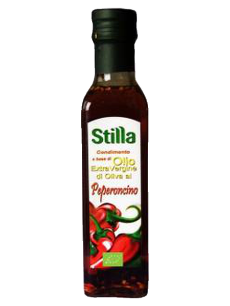 Condiment bio à l'huile d'olive vierge extra 100 % italienne, piment 0,25 L · verre Marasca