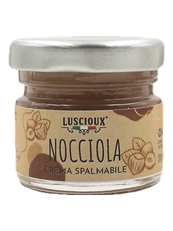 Crème à tartiner à la noisette 45 %, mini pots 24 x 30 g · plateau