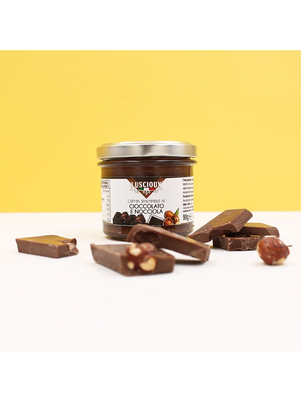 Crème à tartiner chocolat et noisette · pot