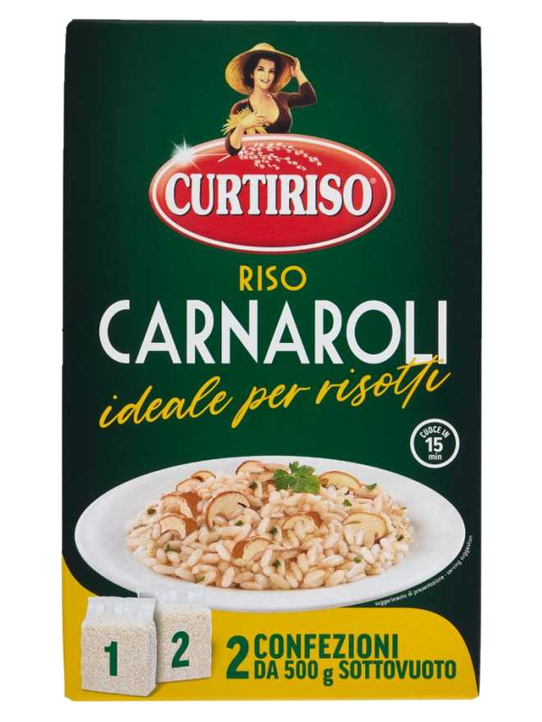Curtiriso riz Carnaroli 2 x 500 g · boîte