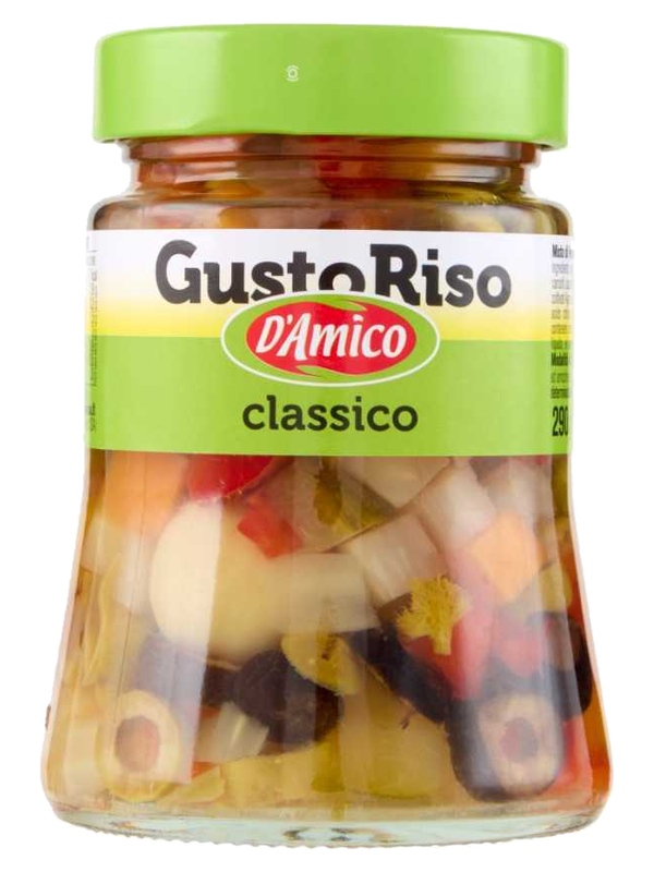 D'Amico condiment pour salade de riz Gustoriso Classico 290 g · bocal