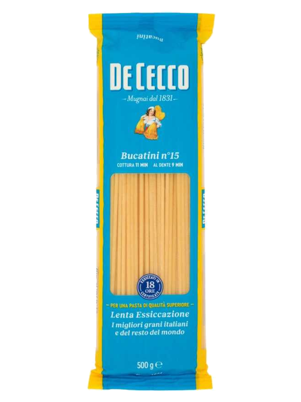 De Cecco Bucatini n°15 500 g · paquet
