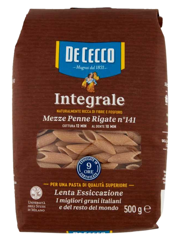 De Cecco Mezze Penne Rigate complètes n°141 500 g · paquet