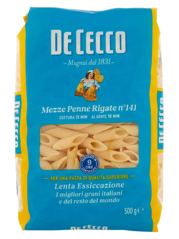 De Cecco Mezze Penne Rigate n°141 500 g · paquet