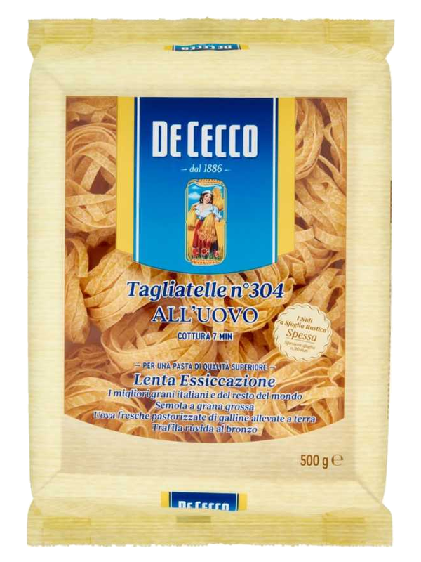 De Cecco Nidi Tagliatelle aux œufs n°304 500 g · paquet