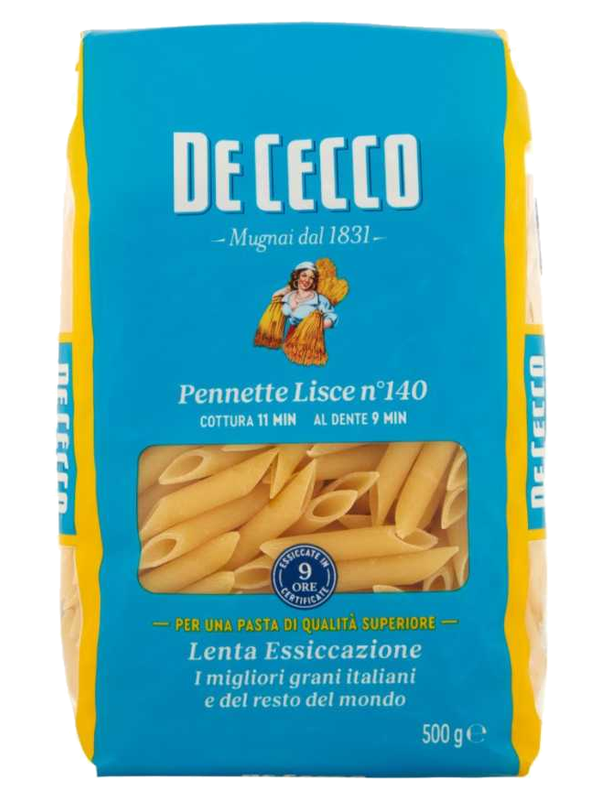 De Cecco Penne Mezzane Lisce n°140 500 g · paquet