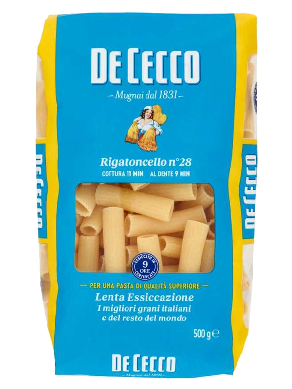 De Cecco Rigatoncello n°28 500 g · paquet