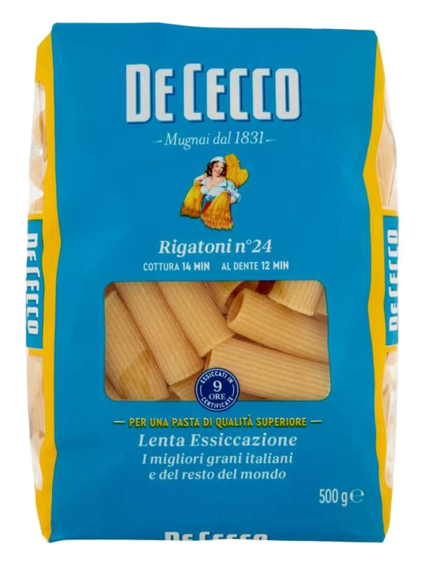 De Cecco Rigatoni n°24 500 g · paquet