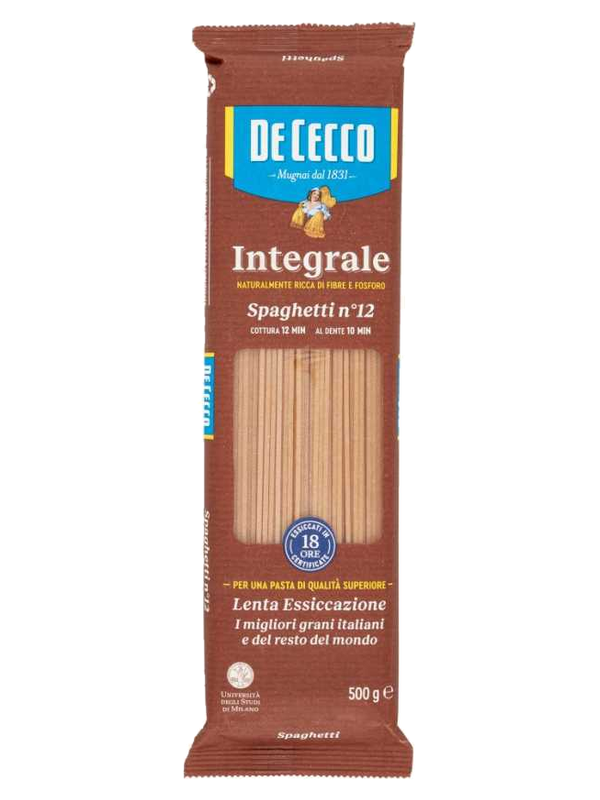 De Cecco Spaghetti complètes n°12 500 g · paquet
