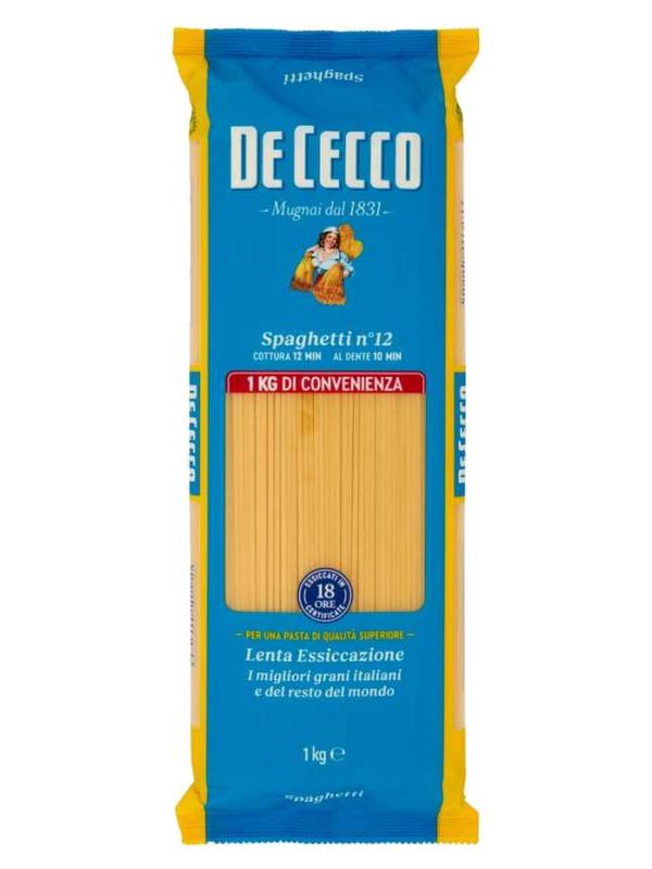 De Cecco Spaghetti n°12 1 kg · paquet