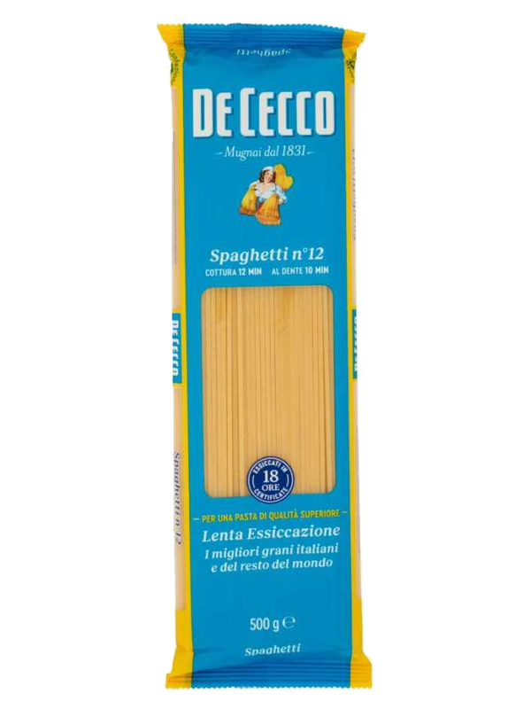 De Cecco Spaghetti n°12 500 g · paquet