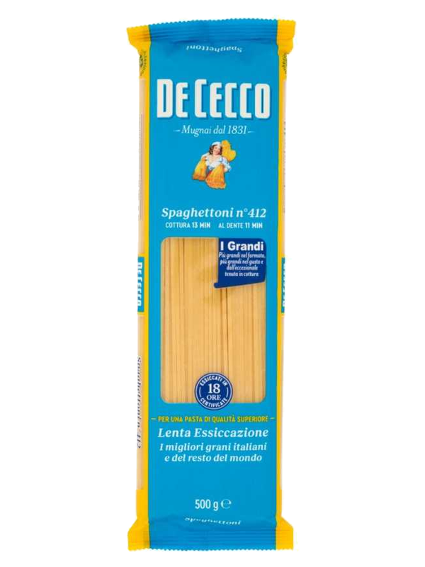 De Cecco Spaghettoni n°412 500 g · paquet