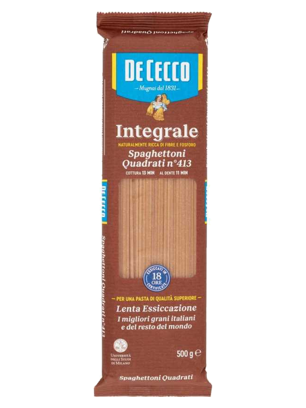De Cecco Spaghettoni Quadrati complètes n°413 500 g · paquet