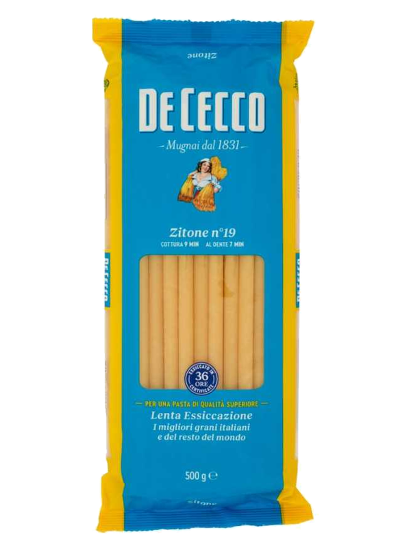 De Cecco Zitone n°19 500 g · paquet